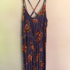 American Eagle floral romper size M
